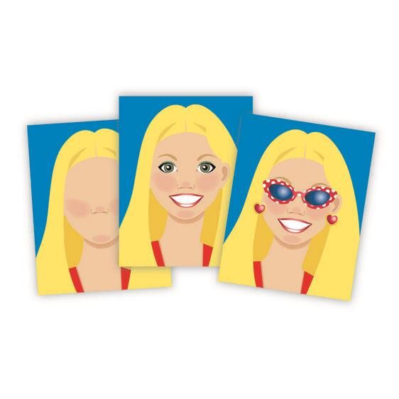 Melissa & Doug Çıkartma Kitabı-Yüzler