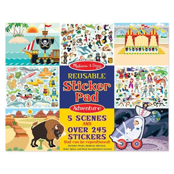 Melissa & Doug Tak Çıkar Çıkartma Kitabı-Macera