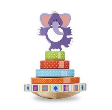 Melissa&Doug Ahşap Sallanan Kule-Fil