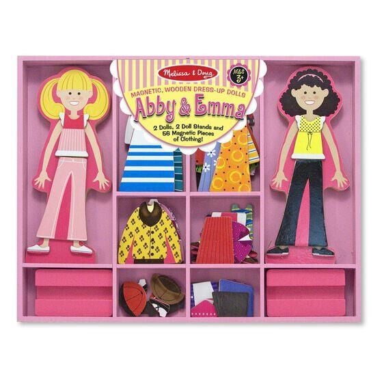 Melissa & Doug Ahşap Mıknatıslı Abby ile Emma