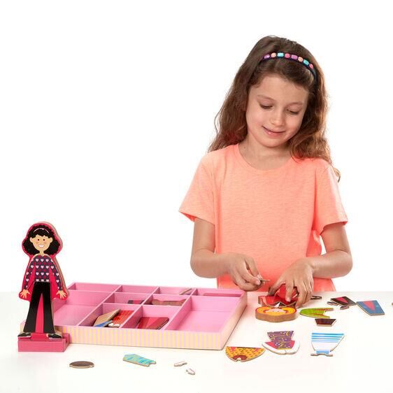 Melissa & Doug Ahşap Mıknatıslı Abby ile Emma