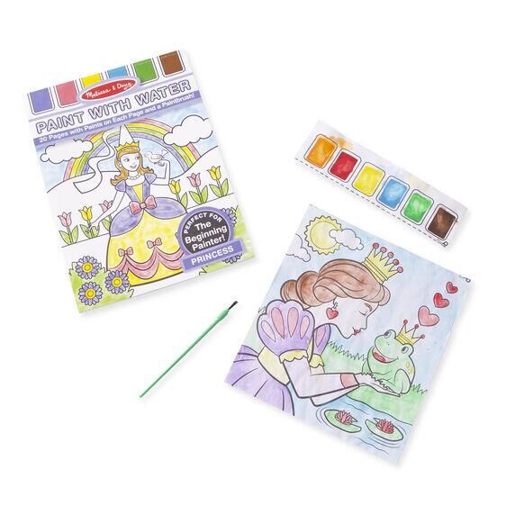 Melissa & Doug Sulu Boyalı Boyama Kitabı-Prenses