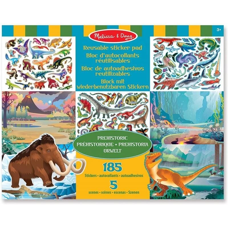 Melissa & Doug Reusable Sticker Pad Prehistoric