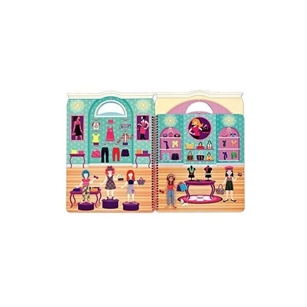 Melissa & Doug Reusable Pufft Stickers Glamour