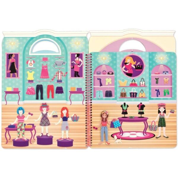 Melissa & Doug Reusable Pufft Stickers Glamour