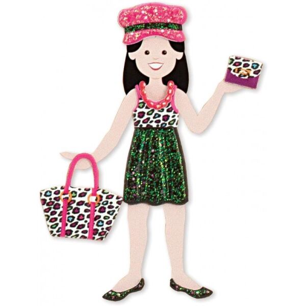 Melissa & Doug Reusable Pufft Stickers Glamour