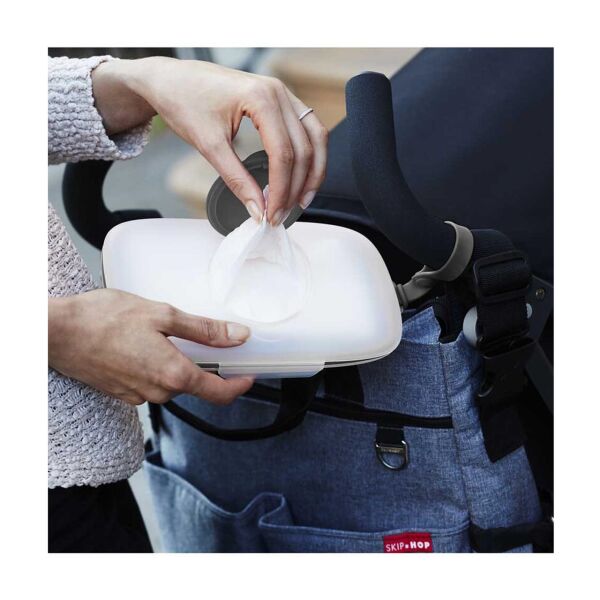 Skip Hop Grab&Go Mendil Kabı-Gri