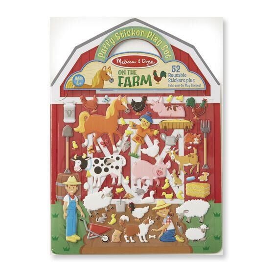 Melissa&Doug Kabartmalı Tak Çıkar Çıkartma Seti