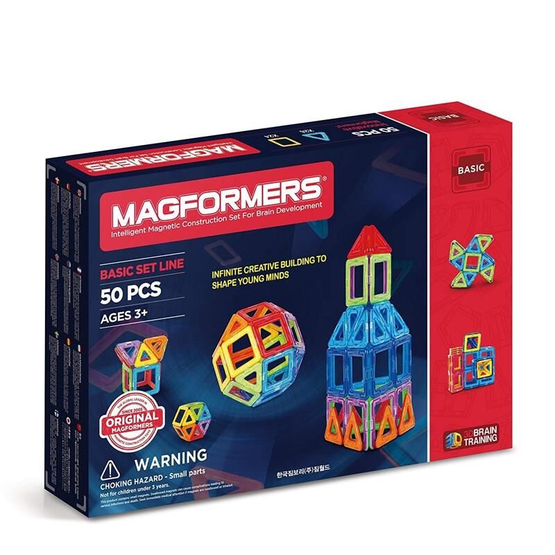 Magformers Mıknatıslı Basic Set 50 Parça