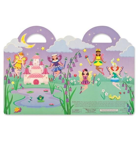Melissa & Doug Reusable Pufft Stickers Fairy