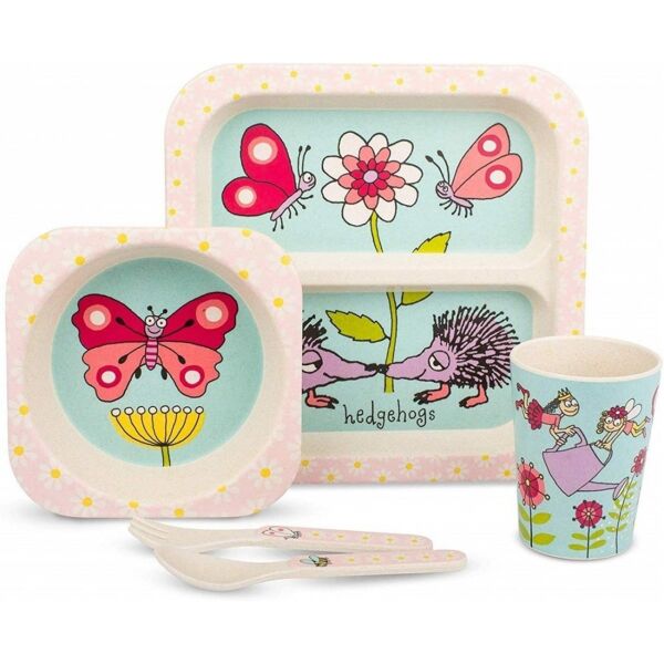 Bamboo Yemek Seti 5 Parça Secret Garden