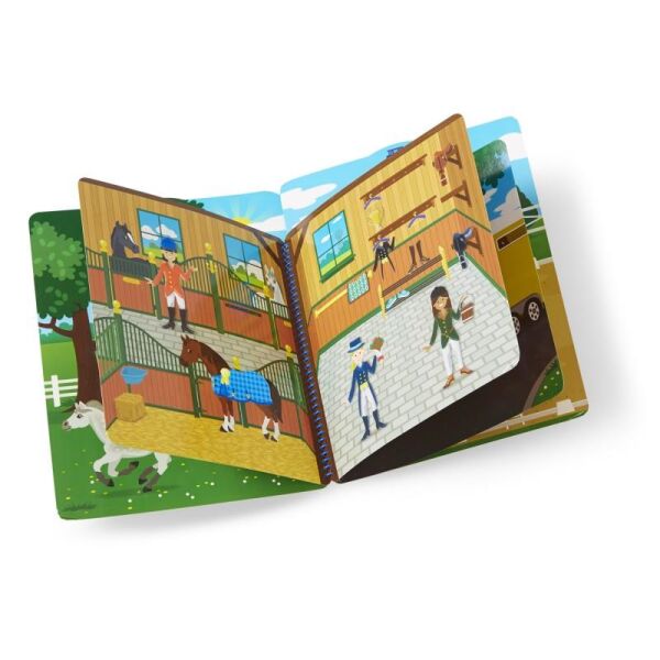 Melissa & Doug Reusable Pufft Stickers Riding
