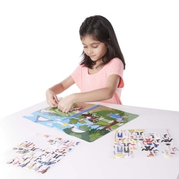 Melissa & Doug Reusable Pufft Stickers Riding