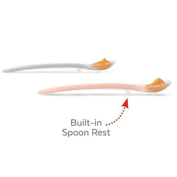 Skip Hop Easy-Feed Kaşık Gri - Açık Pembe