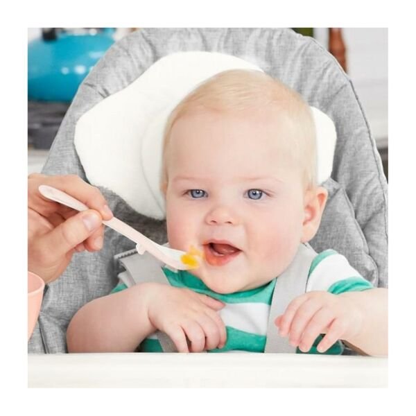 Skip Hop Easy-Feed Kaşık Gri - Açık Pembe
