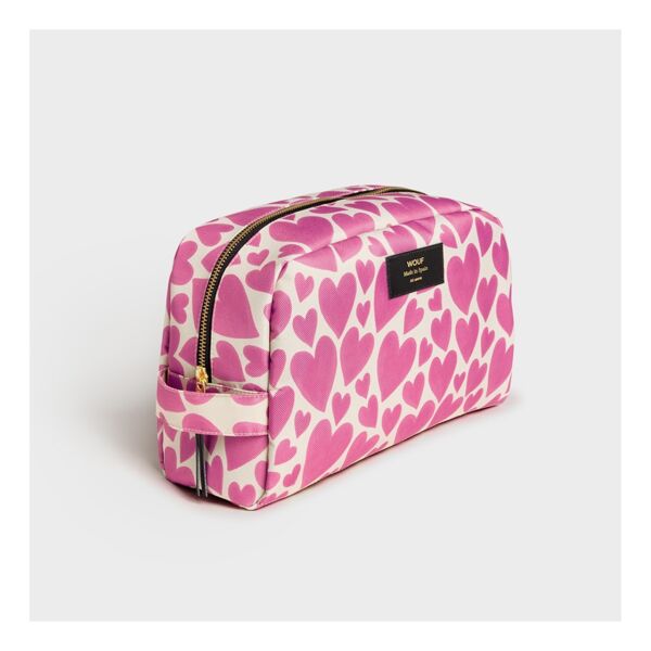 Wouf Pink Love Large Toiletry Bag - Büyük Makyaj Ç