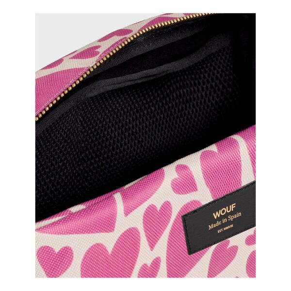 Wouf Pink Love Large Toiletry Bag - Büyük Makyaj Ç