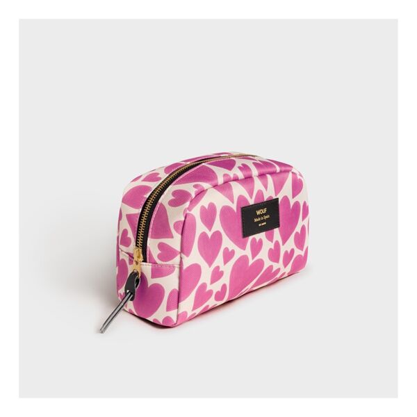 Wouf Pink Love Toiletry Bag - Büyük Makyaj Çantası