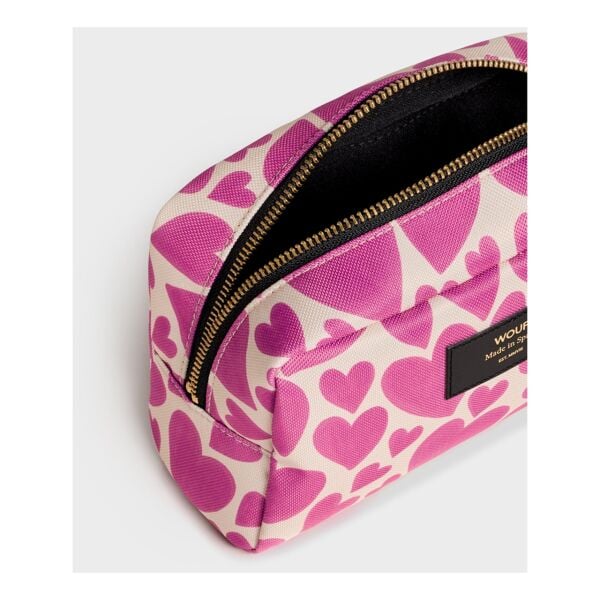Wouf Pink Love Toiletry Bag - Büyük Makyaj Çantası
