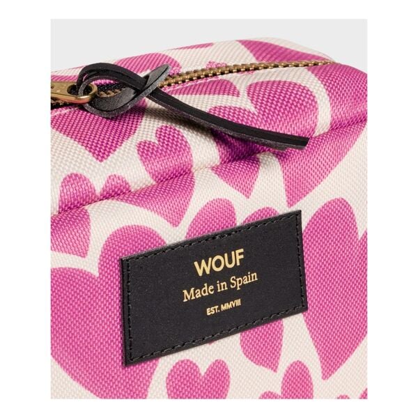 Wouf Pink Love Toiletry Bag - Büyük Makyaj Çantası
