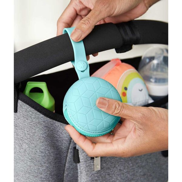 Skip Hop Grab&Go Silikon Emzik Kabı - Mavi