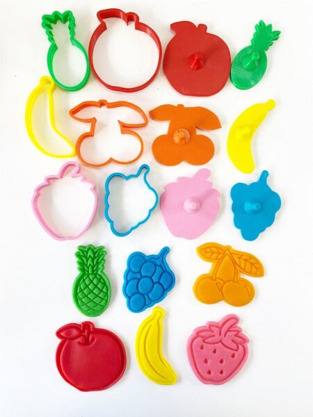 Childgen Meyveler 3D Kalıp ve Damga Seti