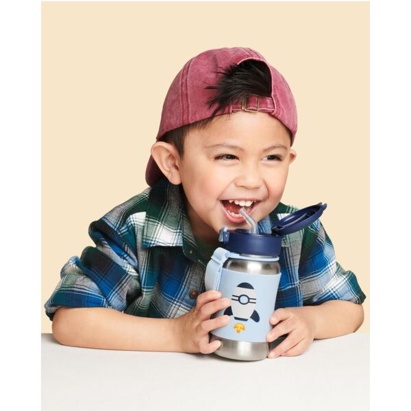 Skip Hop Pipetli Paslanmaz Çelik Suluk - Roket