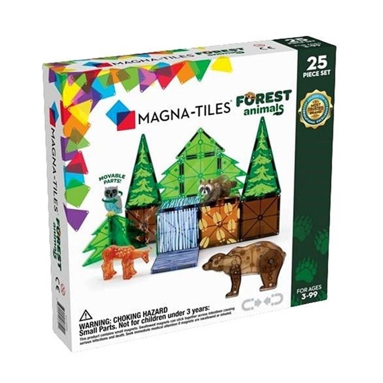 Magna Tiles Orman Hayvanları - 25 Parça