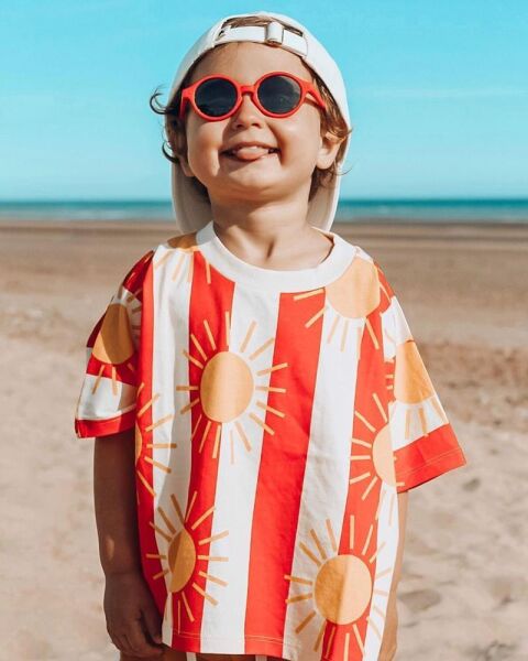 Izipizi 3-5 Yaş Bebek Güneş Gözlüğü Kırmızı