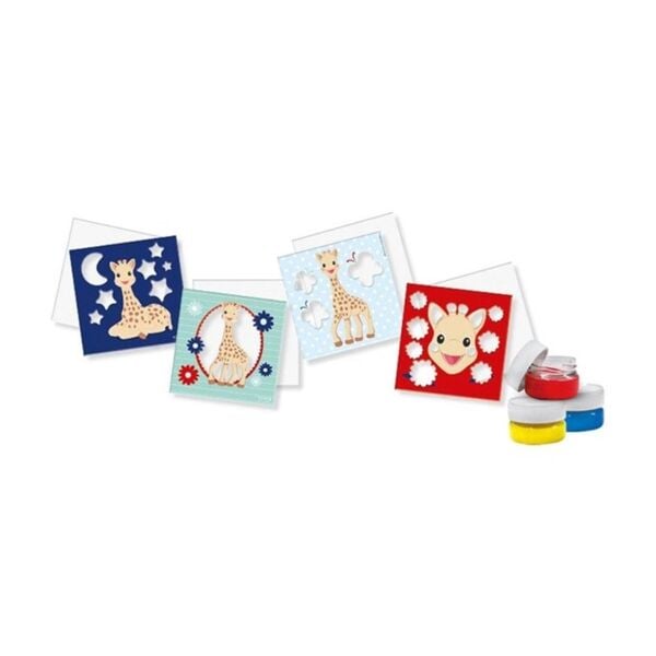 Sophie La Girafe - Parmak Boyası KArtları