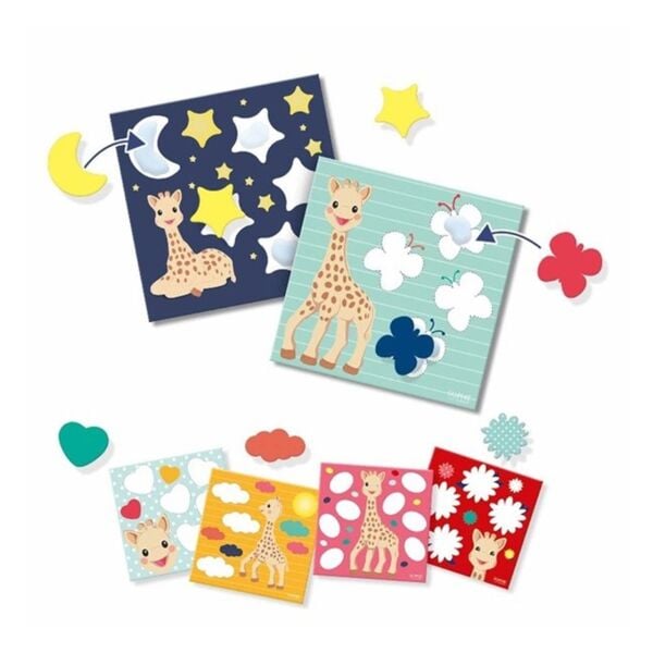 Sophie La Girafe - Şekilleri Yapıştırma