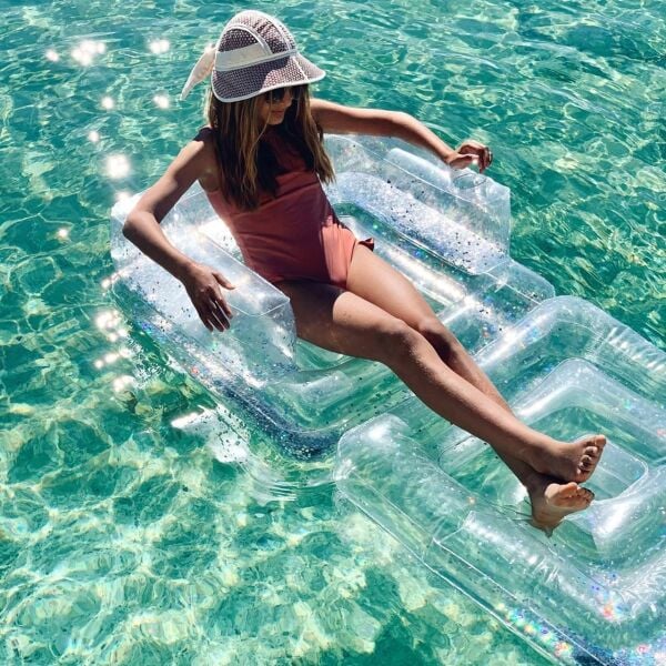 Sunny Life Inflatable Lilo Chair Glitter