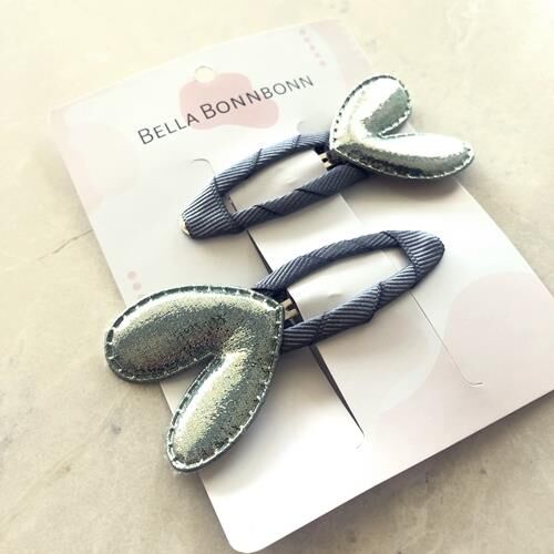 Objeli 2li Çıtçıt - Yeşil Kalp