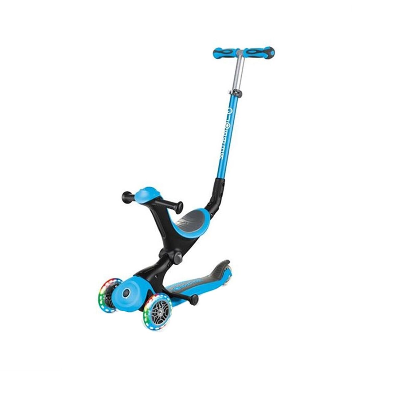 Globber Go Up Deluxe Işıklı Scooter - Mavi