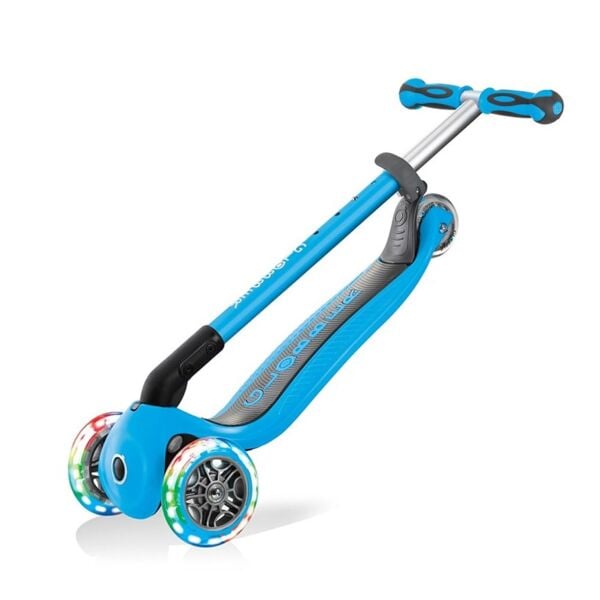 Globber Go Up Deluxe Işıklı Scooter - Mavi