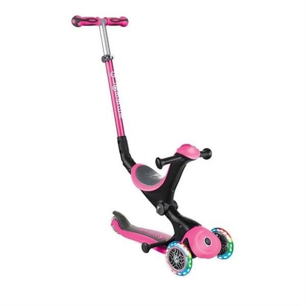 Globber Go Up Deluxe Işıklı Scooter - Pembe