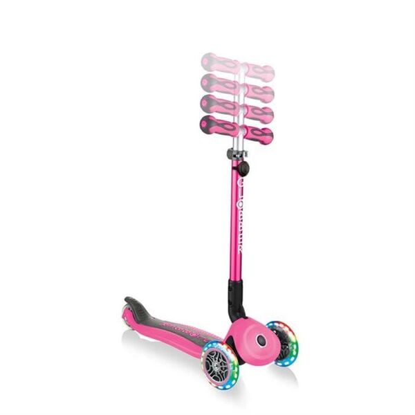 Globber Go Up Deluxe Işıklı Scooter - Pembe