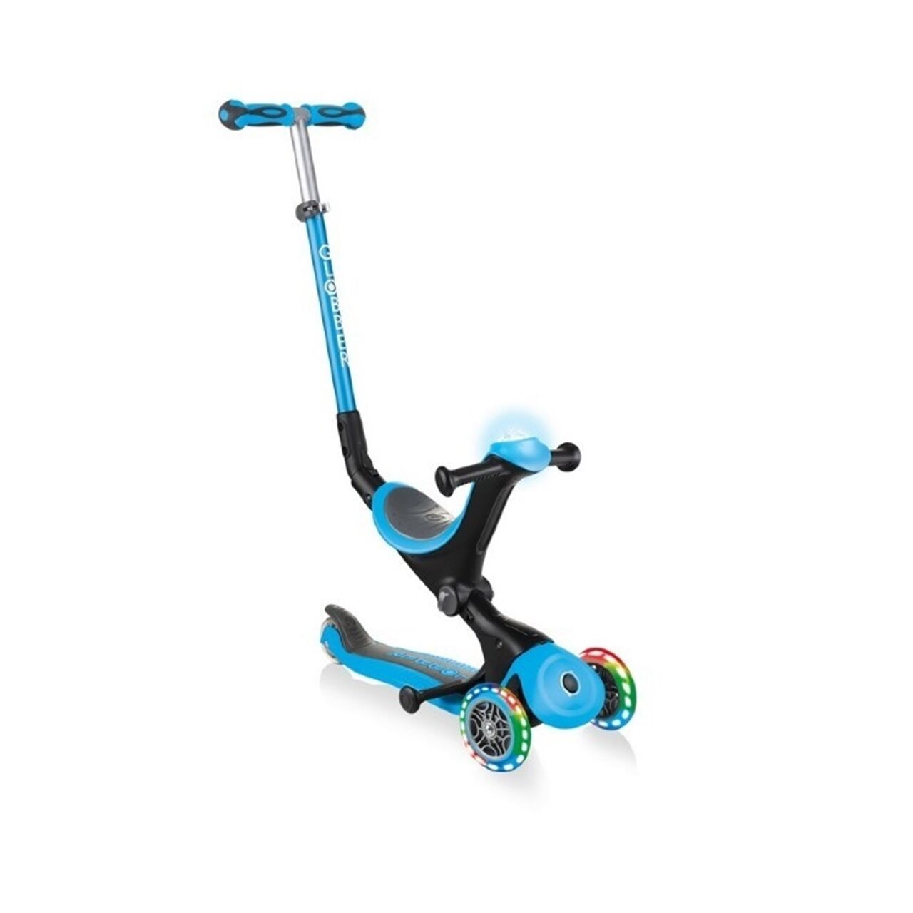 Globber Go Up Deluxe Play Kornalı Scooter - Mavi