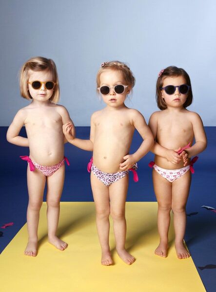 Izipizi Çocuk Güneş Gözlüğü #D Pembe 3-10 Yaş