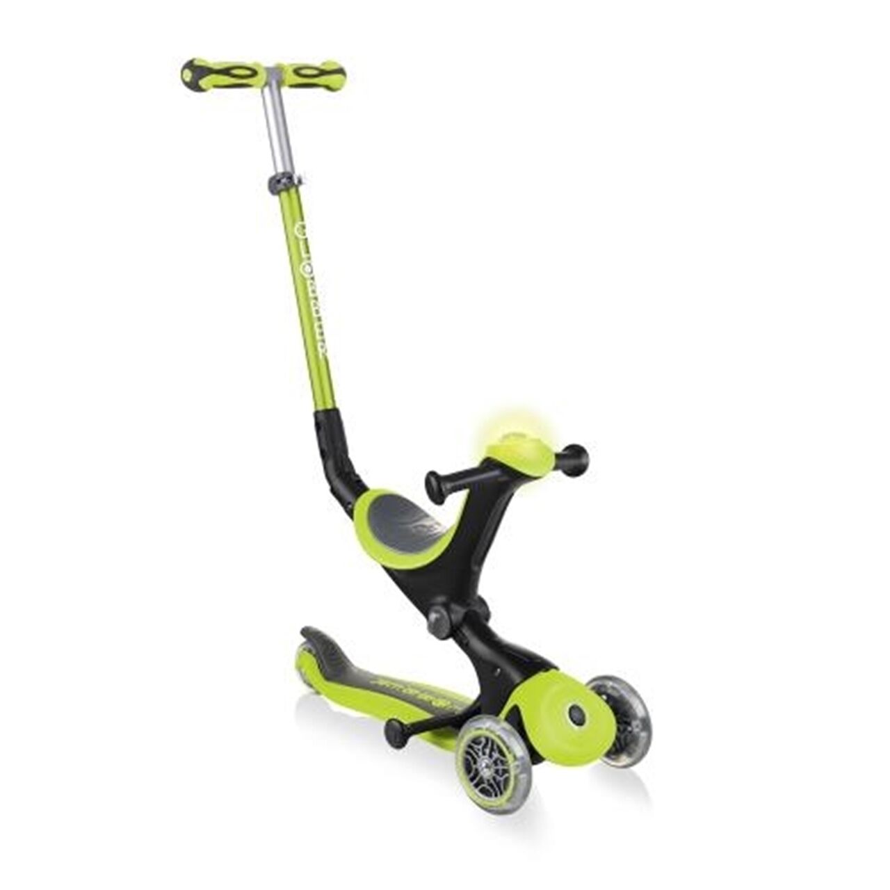 Globber Go Up Deluxe Play Kornalı Scooter - Yeşil