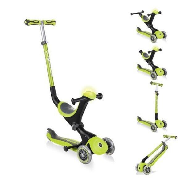Globber Go Up Deluxe Play Kornalı Scooter - Yeşil
