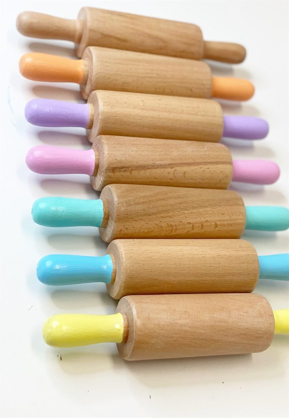 Childgen Ahşap Renkli Merdane