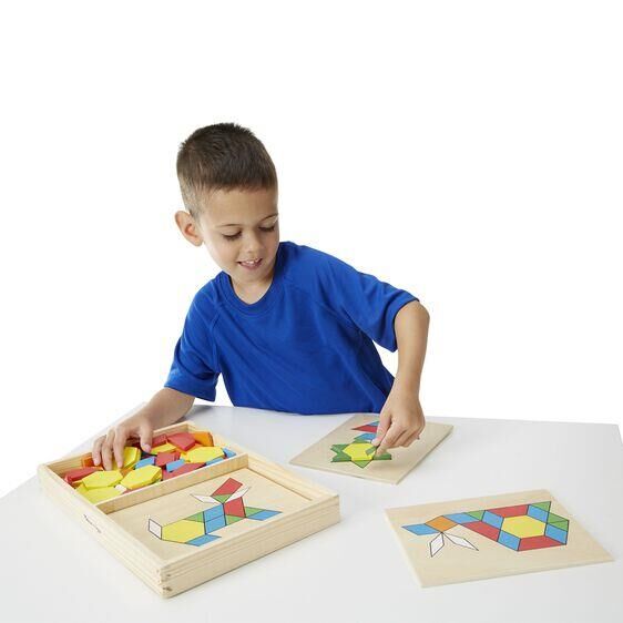 Melissa & Doug Ahşap Gelişmiş Şekil Bulmaca