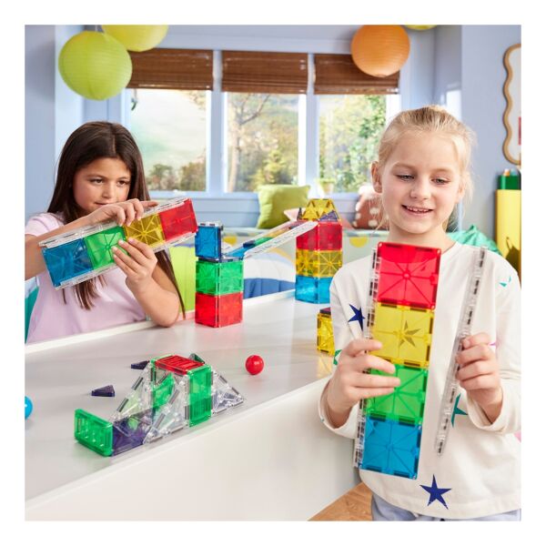 MAGNA-TILES - Rail Racers Deluxe - 90 Parça