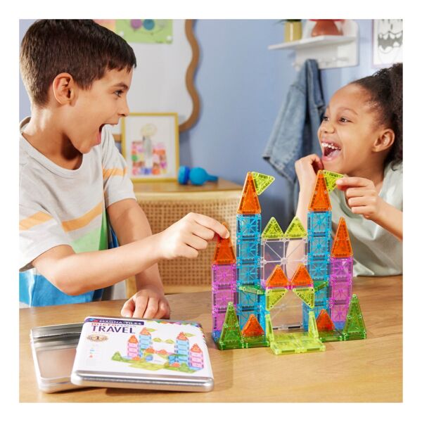 Magna Tiles - Rail Racers Deluxe - 90 Parça