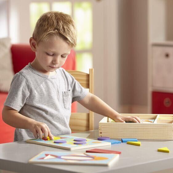 Melissa & Doug Ahşap Şekil Bulmaca