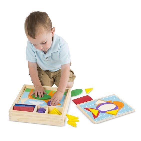 Melissa & Doug Ahşap Şekil Bulmaca