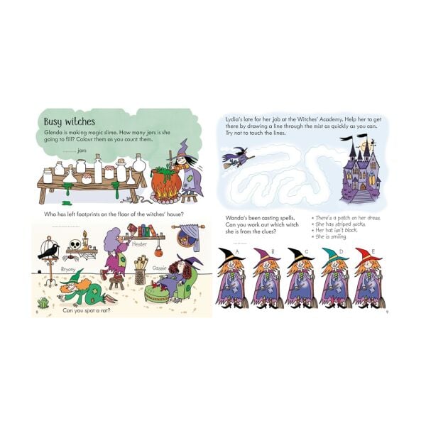 Little Childrens Halloween Activity Book