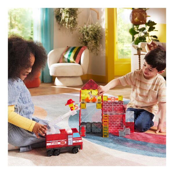 Magna Tiles  - Fire Station - 50 Parça