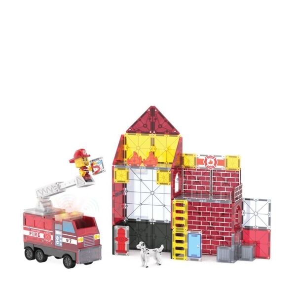 Magna Tiles  - Fire Station - 50 Parça